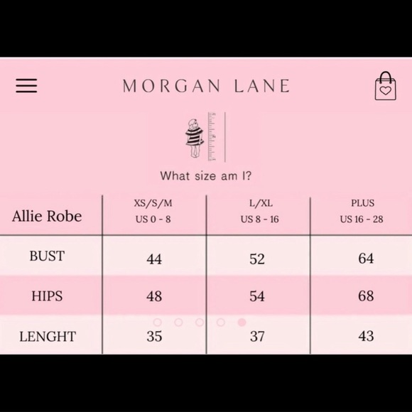 Morgan lane light floral satin robe - Picture 2 of 5